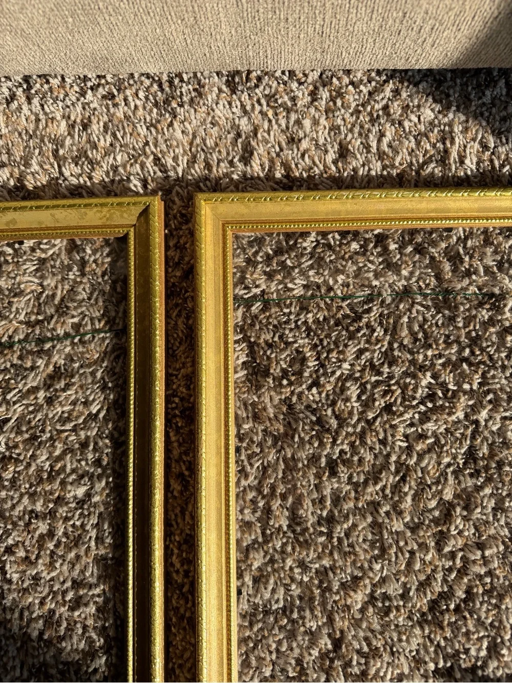 Vintage Gold Ornate 11x14 Picture Frames Set of Two